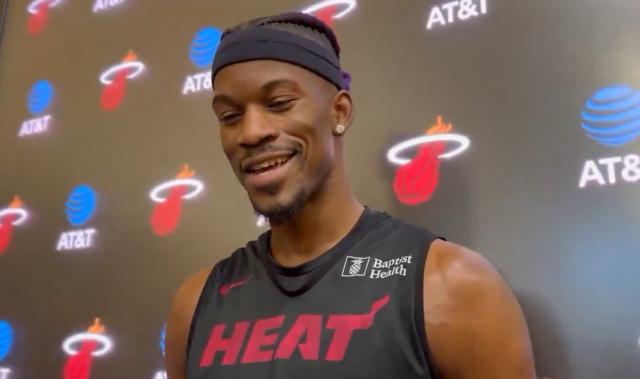 足球-是否留在热火？巴特勒：谁知道呢？我喜欢各种流言